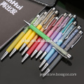 OEM classical touch pen with ball pen logo wholesale crystal ball pen